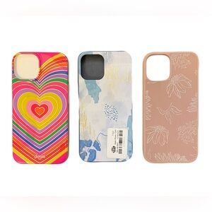 3 Apple IPhone 12 Hard Shell Sonix Heart iPhone Case Multicolor New W/O Tags